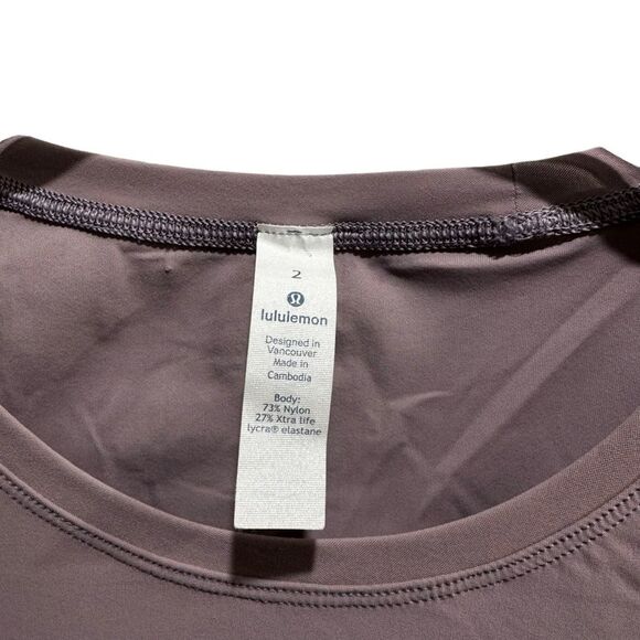 Lululemon Into The Sun Short Sleeve Powdered Mauve Size 2 - Picture 8 of 10